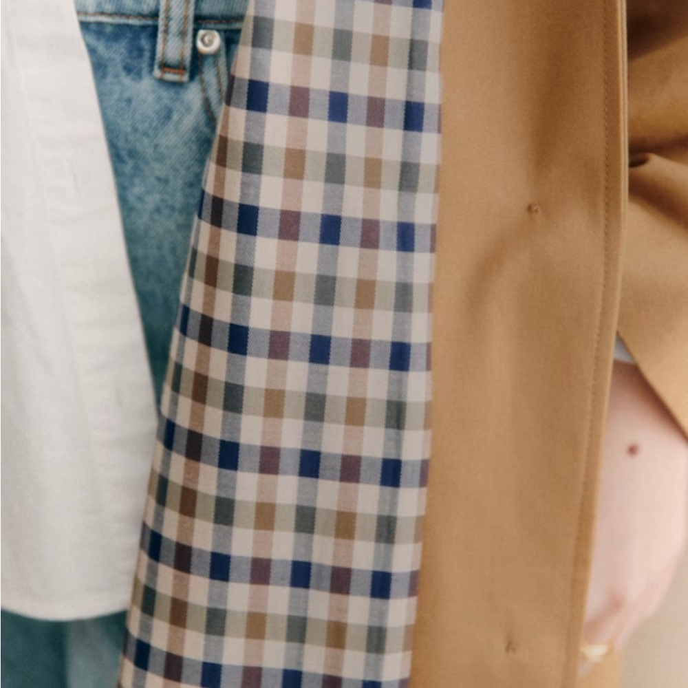 Sezane Tan Trench Coat - Picture 2 of 6
